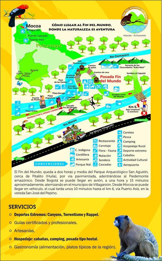 Posada Fin del Mundo Mocoa Exterior foto